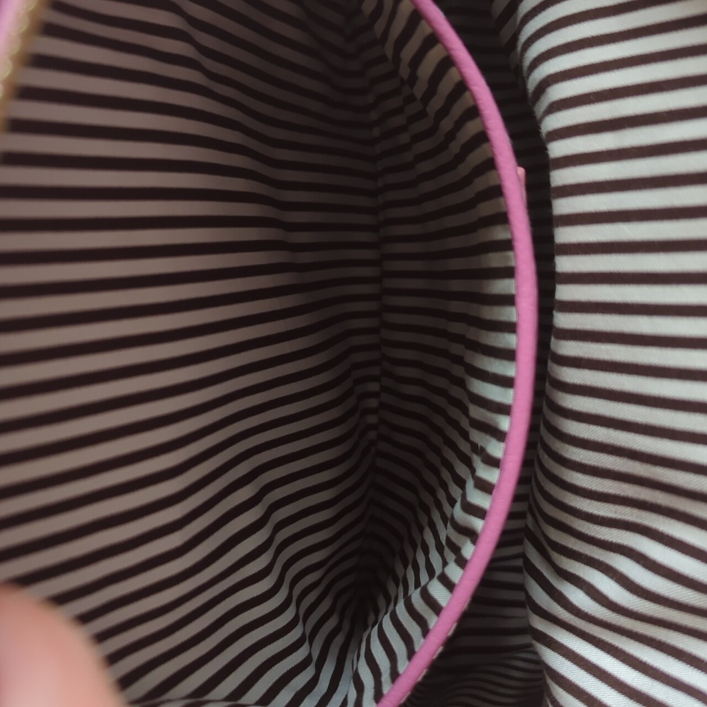 Henri Bendel Vibrant Pink Leather Backpack - Picture 11 of 12